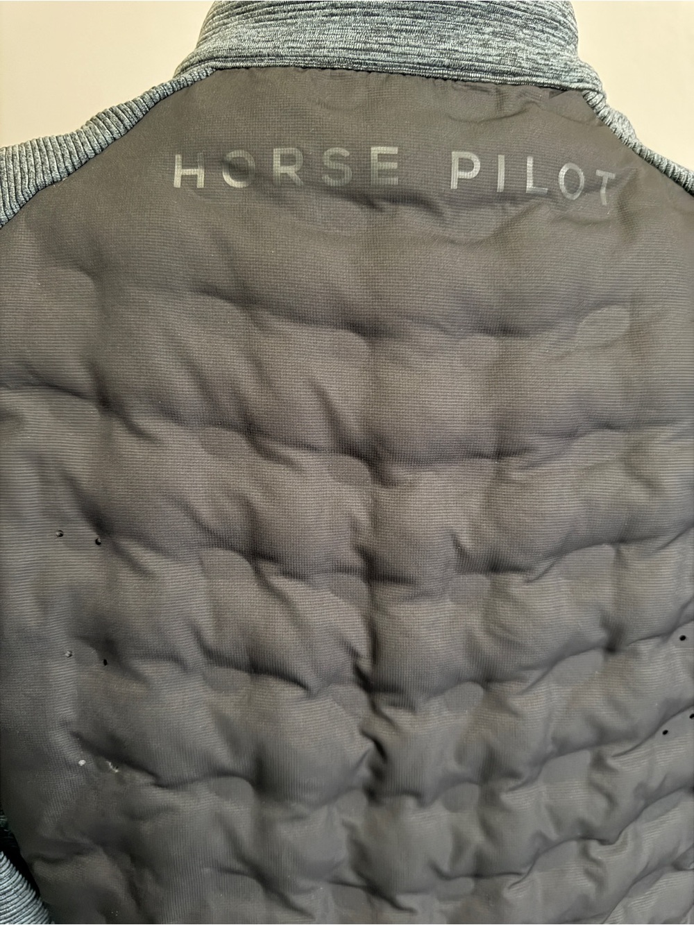 Horse Pilot Hybrid Insulated Riding Jacket Women’s Small Gray Black Full Zip Tec - Picture 5 of 7